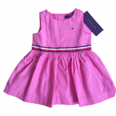 VESTIDO TOMMY HILFIGER ROSA FESTA