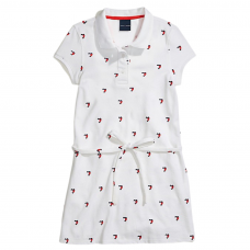 VESTIDO TOMMY HILFIGER BRANCO CORAÇÃO