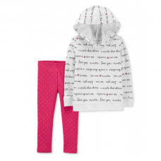 Conjunto 2 Peças Love You Carter's