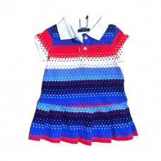 VESTIDO TOMMY HILFIGER BOLINHAS LISTRADO